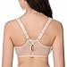 Delimira Women's Comfort Underwire Full Coverage Non-Foam Racerback Front Closure Bra Beige 40D