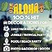 K-Musculo Aloha Banner Luau Party Supplies - Hawaiian Party Decorations - Luau Party Decorations - Already Assembled Large Size Aloha Sign Hawaiian Decor for Tropical Pool Jungle Party
