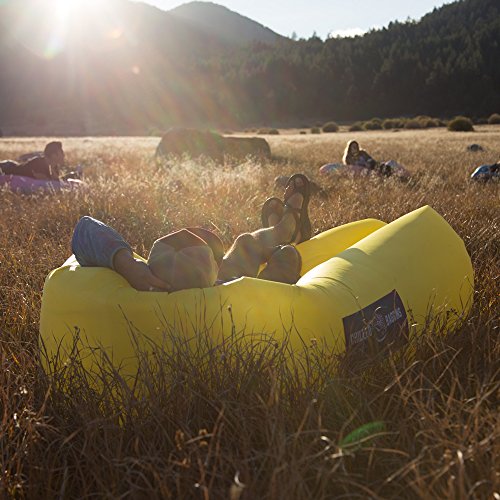 Chillbo Baggins 2.0 Best Inflatable Lounger Hammock Air Sofa and Pool Float Ships Fast! IDEAL SUMMER GIFT Air Lounger for Indoor or Outdoor Use or Inflatable Lounge for Camping Picnics & Festivals