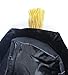 GraduationForYou Unisex Doctoral Graduation Tam Black Velvet 8-sided With Gold Bullion Tassel Satin Silk Band