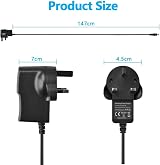 RUOVXWU 5V 2A Universal Power Supply with 7 Tips UK Plug 100-240V Charger view 7