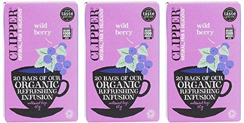 (3 PACK) - Clipper - Organic Wild Berry | 20 Bag | 3 PACK BUNDLE - Thumbnail 2