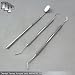 Dental Tarter Scraper and Remover Set Stainless Steel With Free Protective packing