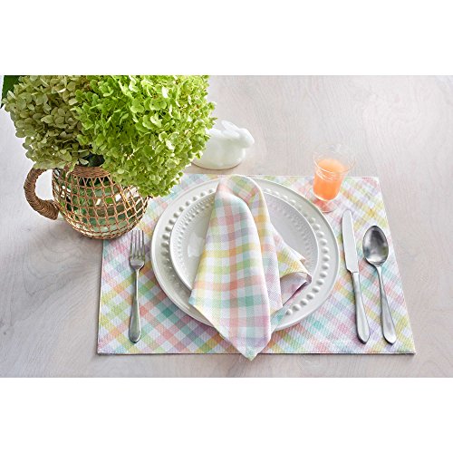 Spring Splendor Gingham Placemats in Multi (Set of 4) The Home