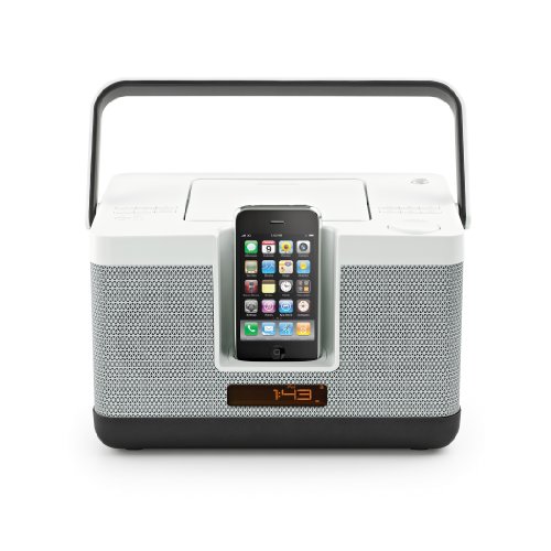 Memorex MI7805P 30-Pin iPod/iPhone Speaker Dock with CD Player (White)