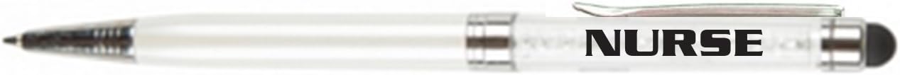 “Nurse” Crystal Stylus Pen-AHS:White