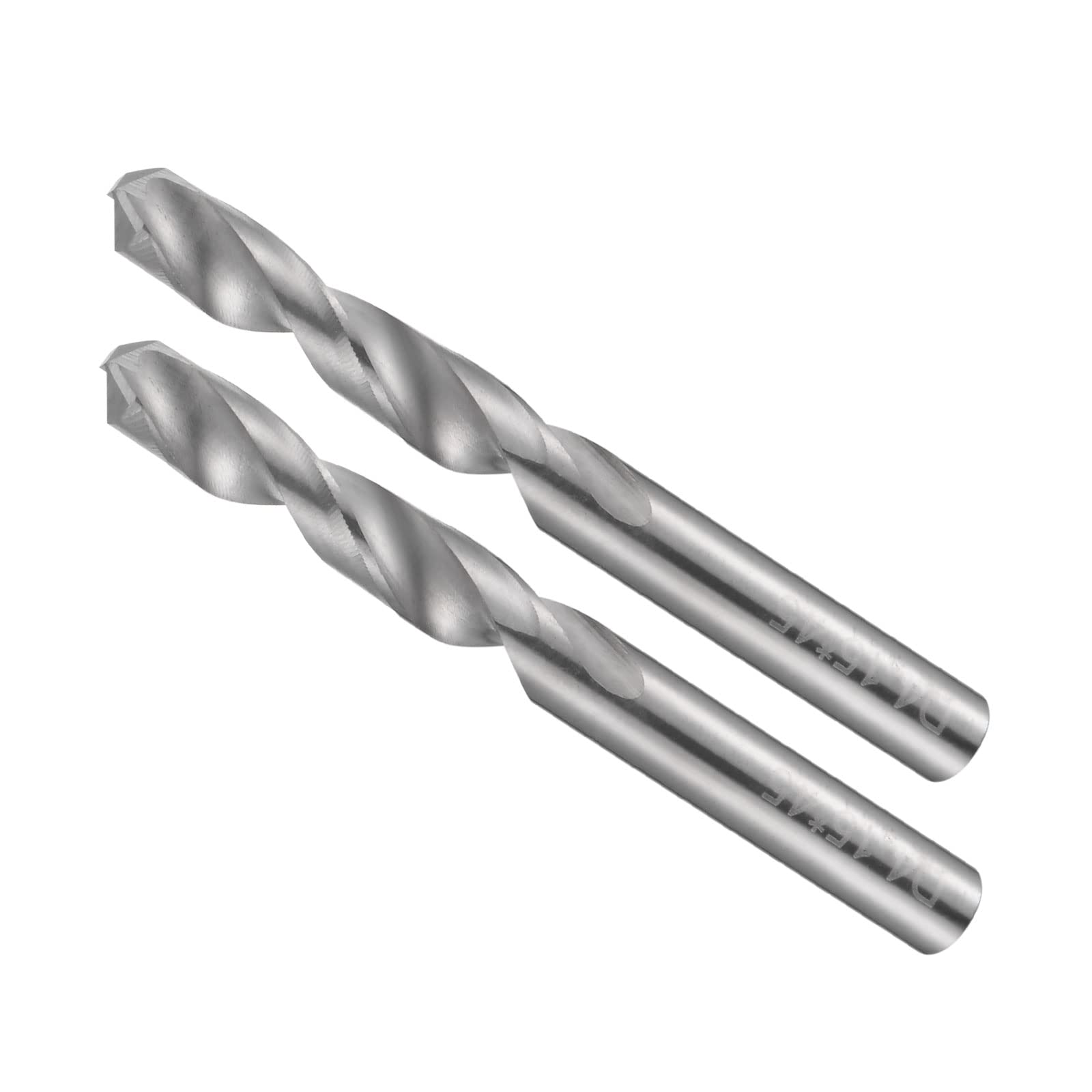 CoCud Solid Carbide Drill Bits, 4.15mm Diameter, K35 Tungsten Carbide Precision Short Length Twist Drill Bits - (Applications: for Stainless Steel Alloy Metal), 2-Pieces — image 1