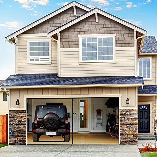 Garage Door Screen for 2 Car, 16x7FT Upgrade Reinforced Screen