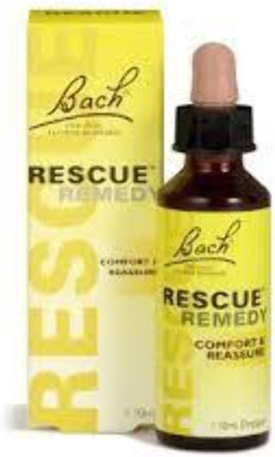 Bach Rescue Remedy Natural Stress Relief Drops, 0.7oz. Per Bottle