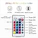 imenou Battery Powered Led Strip Lights 24 Keys RF Remote, USB Battery Operated TV Backlight Flexible Waterproof Colorful RGB SMD5050 Neon Led Light Strip Decorative Lighting for Home Kitchen Ad Sign