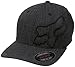 Fox Men's Never Decline Flex Fit Hat, Heather Black, Small/Medium
