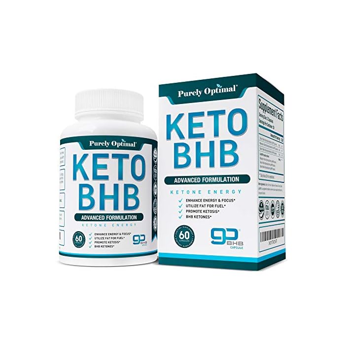 Purely Optimal Premium Keto Diet Pills - Utilize Fat for Energy with Ketosis - Boost Energy & Focus, Manage Cravings…