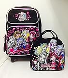Monster High Rolling Backpack with Detachable Wheeled Trolley 16