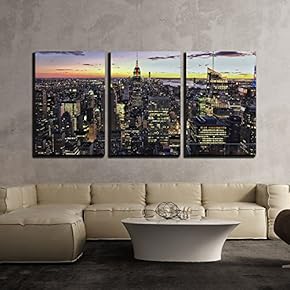 New York City Skyline with Urban Skyscrapers at...