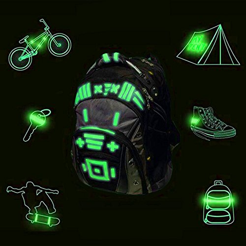 Glow in The Dark Fluorescent Tape - 33 ft x 1 inch - Removable Waterproof Outdoor Luminous Tape - Thumbnail 4