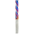 Amana Tool Spektra Extreme Tool Life Solid Carbide CNC Down-Cut Spiral Plunge Router Bit, 46054-K, 1/4 Dia x 1 CH x 1/4 SHK 2-1/2 Inch Long 3 Flute