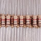 Teenitor 1000pcs 100 Values 1R-10M 1/2W Metal Film Resistors Assortment Kit Assorted Set