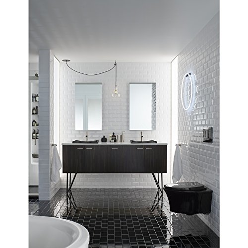 KOHLER K62997 Veil WallHung Elongated Toilet Bowl, Black Black on Galleon Philippines