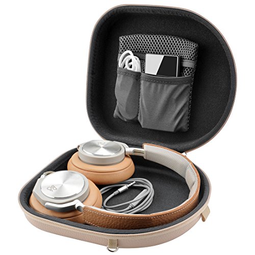 Linkidea Case for B&O Play H2, H6, H8, H9, H9i, Sony XB950B1 XB950N1 XB950BT Headphones/Hard Carrying Bag/Headset Protective Travel Bag with Space for Cable, Charger and Accessories (Flesh Tone)