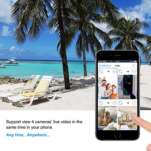 Spy Camera Hidden Cameras HD 1080P Wireless WiFi Mini Nanny Cam with