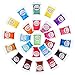 Erosom 24 Colors Mica Powder Pigments Soap Dye for Soap Coloring - Soap Making Colorants Set - 0.18OZ - Skin Safe for DIY Soaps, Bath Bombs, Candle Making,Resin,Slime(NOT STAINING,137g Total,Shimmer)