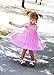 City Threads Girls Super Soft Cotton Short Sleeve Tiered Summer Dress Party Play