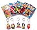 Three Piece Superhero Cape and Mask Sets with bonus prize for Pretend Play, Dress Up, and Parties (Superman)