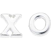 Boma Jewelry Sterling Silver XO Hugs and Kisses Stud Earrings
