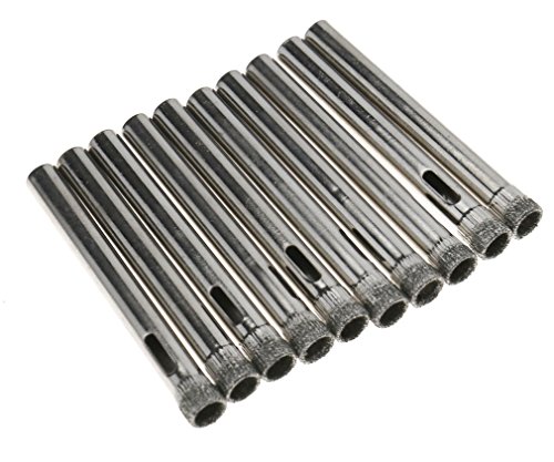 Click Here to See More Images 6mm Diamond Hole Saw Tile Drill Bits Tool for Glass Slate Porcelain Marble