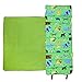 Wildkin Kids Original Nap Mat – Cozy Kids Sleep Mat with Pillow, Ideal for School & Travel - Wild Animals