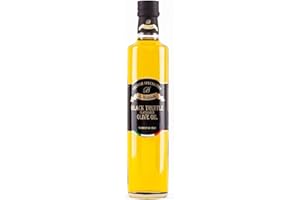 La Rustichella - Black Truffle Olive Oil 16.91 fl oz (500 ml) - 100% Made in Italy | Vegan, Gluten-Free, Cholesterol-Free