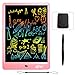 Dimi 10 inch LCD Writing Tablet,Colorful Screen Electronic Writing Board Doodle Pads Drawing Board Gifts for Kids + Erase Button Lock Included(Pink+Case+Stylus)