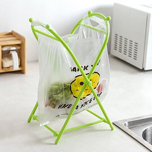 WYQY New Folding Creative Plastic Garbage Bag Hanging Storage Rack Holder Trash Rubbish Bag Kitchen Cabinet Cupboard Hanger