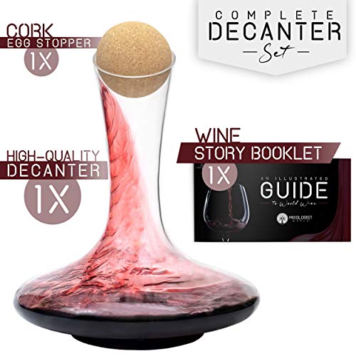 Wine Decanter Gift Set With Stopper Premium Red Wine Aerator Glass