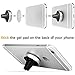 Car Mount, Universal Air Vent Magnetic Car Mount Holder for Smartphone iPhone 7 Plus 6S 6 5s 5 SE, Galaxy S8 S7 S6 Edge, Note 5 4 2 and Mini Tablets, Compatible with most Cases