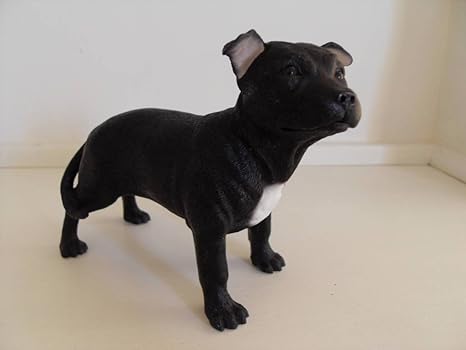 silver staffordshire bull terrier ornaments