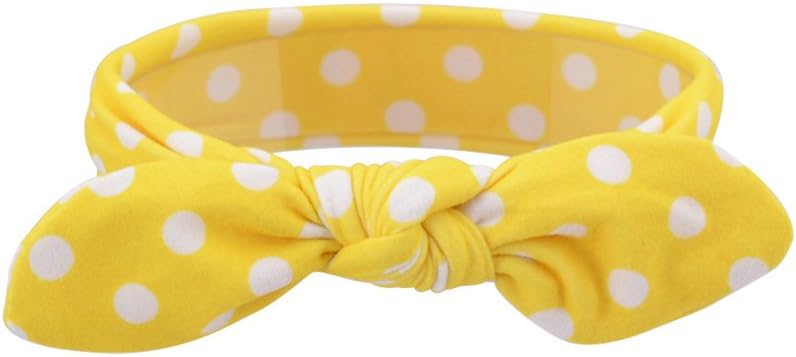 6 pcs Cute Baby Girl Elastic Knot Headband Rabbit Ear Hair Accessories Band (Pattern 2), 1 count (Pack of 6) - Image 5
