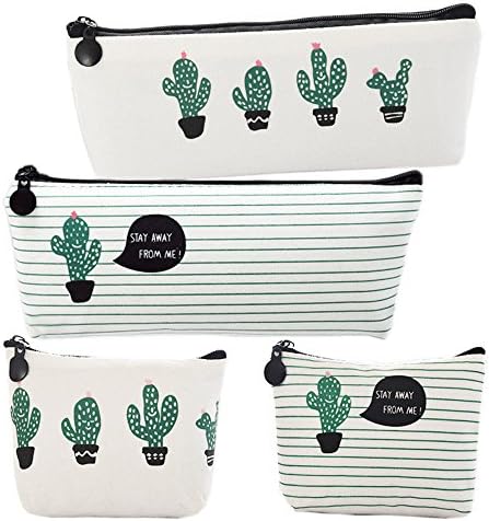 Cactus Small Coin Purse for Cosmetic Bag Makeup Lipsticks Pouches Pack of 6 Cacti Gift