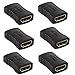 HDMI Female to HDMI Female Coupler Connector Pack 6pcs Adapter Extender F/F High Speed primary