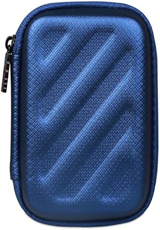 Headphone Eva Hard Case Storage Bag for Earphone / Headphone / iPod / MP3MP3/MP4 Bluetooth (Rectangle, Blue)