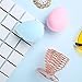 Makeup Beauty Sponge Set - 6 Pack Latext-free Soft Polyester Makeup Blender Sponges with 2 Blender Holder Multi-Purpose Flawless Smooth for Liquid Foundation BB Creams Powders Concealer Multi Color