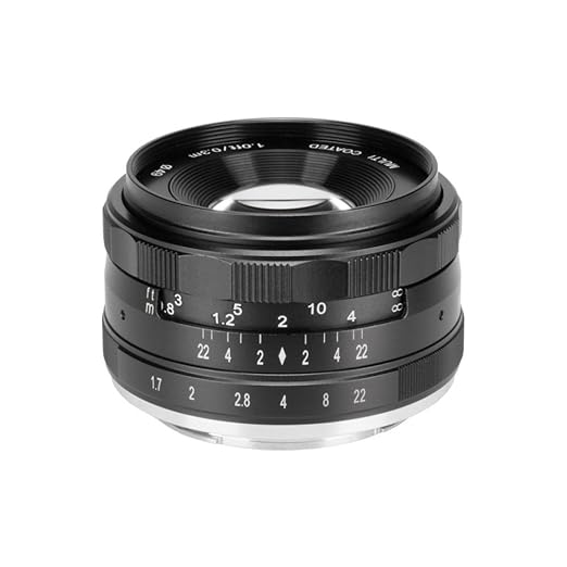 Meike Optics MK 35mm f1.7 Weitwinkel Objektiv, manueller Fokus für Canon