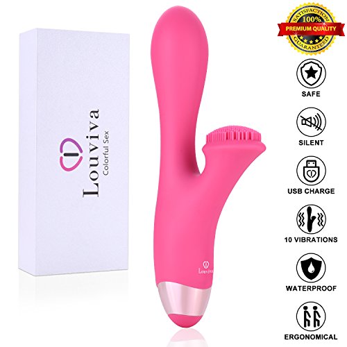 Louviva massage vibrator - women 10 modes waterproof fe…
