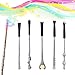 Ibeauti 5pcs Magic Wand Makeup Brush Set Eye Eyeshadow Blending Brushes Cosmetic Makeup Tool Kit (Black)
