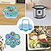 Cooking Accessories Set compatible with Instant Pot 8 Quart 8 QT,with Steamer Basket Springform Pan Egg Trivet