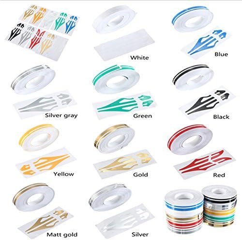 Alamor 1/2Inch Pin Striping Stripe Vinyl Tape Decals Stickers 12Mm compatible with Cars Motorcycles-Red - Image 3