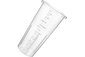 CONGARTENO Blender Replacement Cup with Graduated Scale High Temperature Resistant Plastic Measuring Container