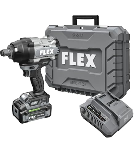 FLEX 24V Brushless Cordless 1/2-Inch 750 Ft-Lbs Mid-Torque Impact