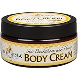 Sea Buckthorn & Honey Body Cream Jar - Naturally Scented With 100% Sweet Almond Oil - 7.5 oz