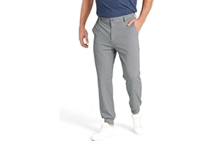 SNOWTEN Men's Golf Joggers Pants with 5 Pockets Stretch Fit Work Dress Athletic Jogger Sweatpants for Running Gym